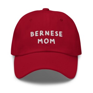 Bernese Mountain Dog Mom Hat, Berner Mom Gifts, Bernese Lover Hat