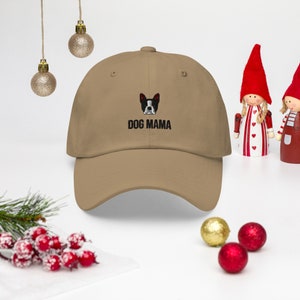 Boston Terrier Dog Mama / Boston Terrier embroidered hat / Gifts for Boston Terrier lovers / Boston Terrier hat for dog mom