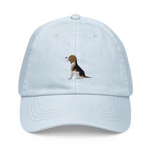 Embroidered Beagle Hat, Beagle Mom Hat, Gifts For Beagle Dad, Beagle Lovers Cap, Pastel Hat For Beagle Parents