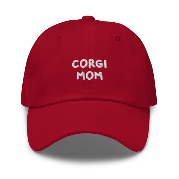 Corgi Mom Hat / Pembroke Welsh Corgi Mom Gift / Corgi Mom Gifts / Mothers Day Gift / Corgi Owner Hat / Corgi Owner Hat