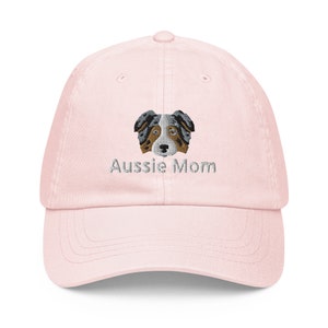 Australian Shepherd Mom Hat / Blue Merle Australian Shepherd Hat / Gifts for Australian Shepherd Mom / Aussie Hat