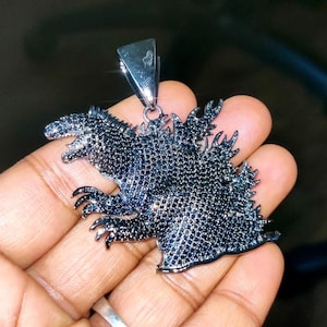 Godzilla Necklace - Etsy