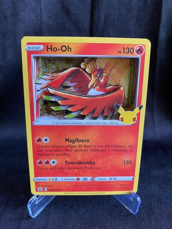 HO-OH V Pokemon Card -  Finland