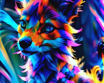 Dierentransformatie regenboog