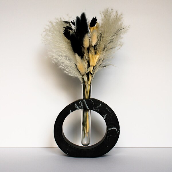 Black and White Vase Etsy