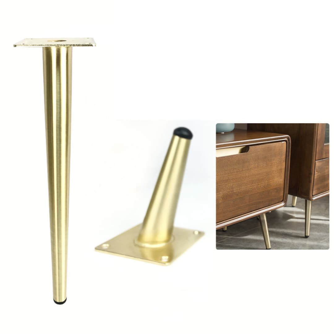 Brushed Gold Furniture Legs Coffee Table Legs TV Cabinet - Etsy