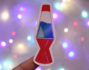 Groovy Retro Lamp Hippie Sticker Vinyl Waterproof Great For Teens Water Bottles Laptops Phone Skateboards Cars
