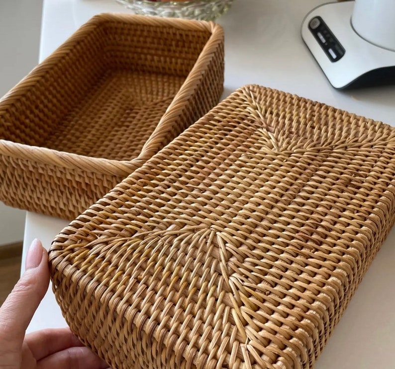 Wicker basket kitchen image 5