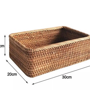 Wicker basket kitchen image 8