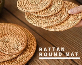 Rattan Coasters - Single