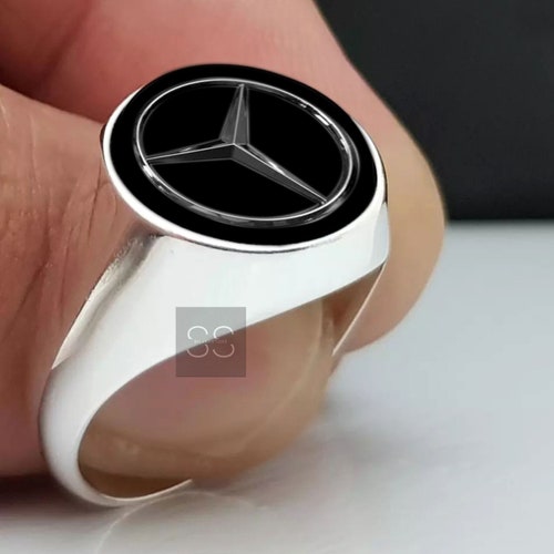 Mercedes Ring, Mercedes Benz ring, 925 sterling silver, latest design 3d,Mercedes man's ring, gift for him, benz outlets logo ring,man's gift ring