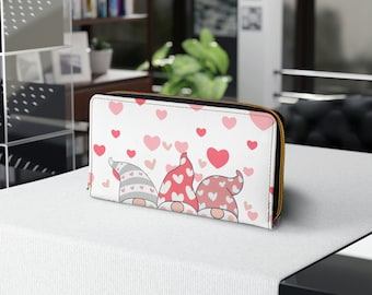 Love Gnome Zipper Wallet