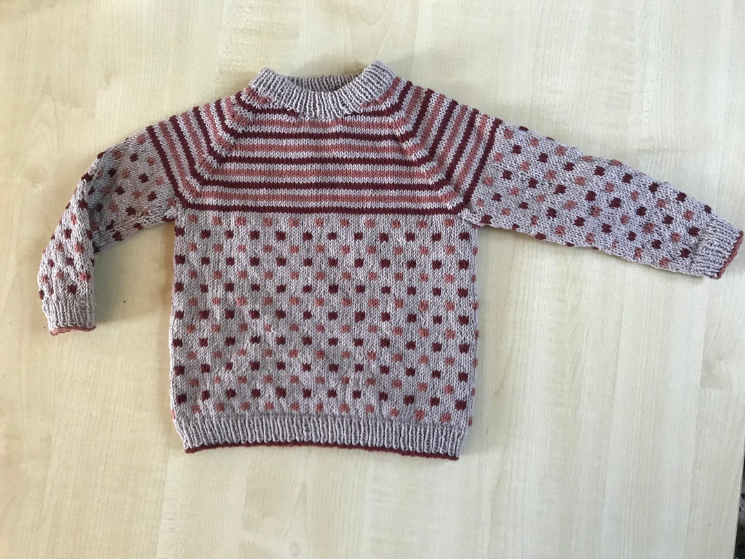 Child Sweater Knitting Pattern, Intermediate Baby Sweater Knitting Patterns, Raglan Seamless