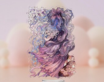 Liu Yu Art design fan art of Elden Ring Trina Acrylic Stand Transparent Decoration goods Figurines table decor original design