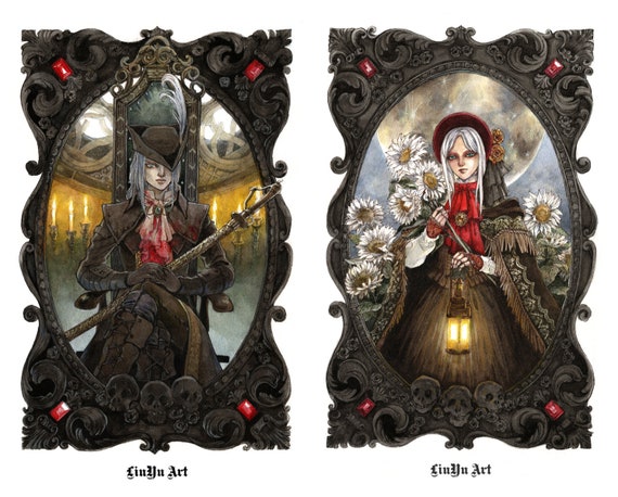 Liu Yu Art Design Fan Art of Bloodborne the Doll Lady Maria Acrylic Stand  Custom Transparent Decoration Goods Figurines - Etsy