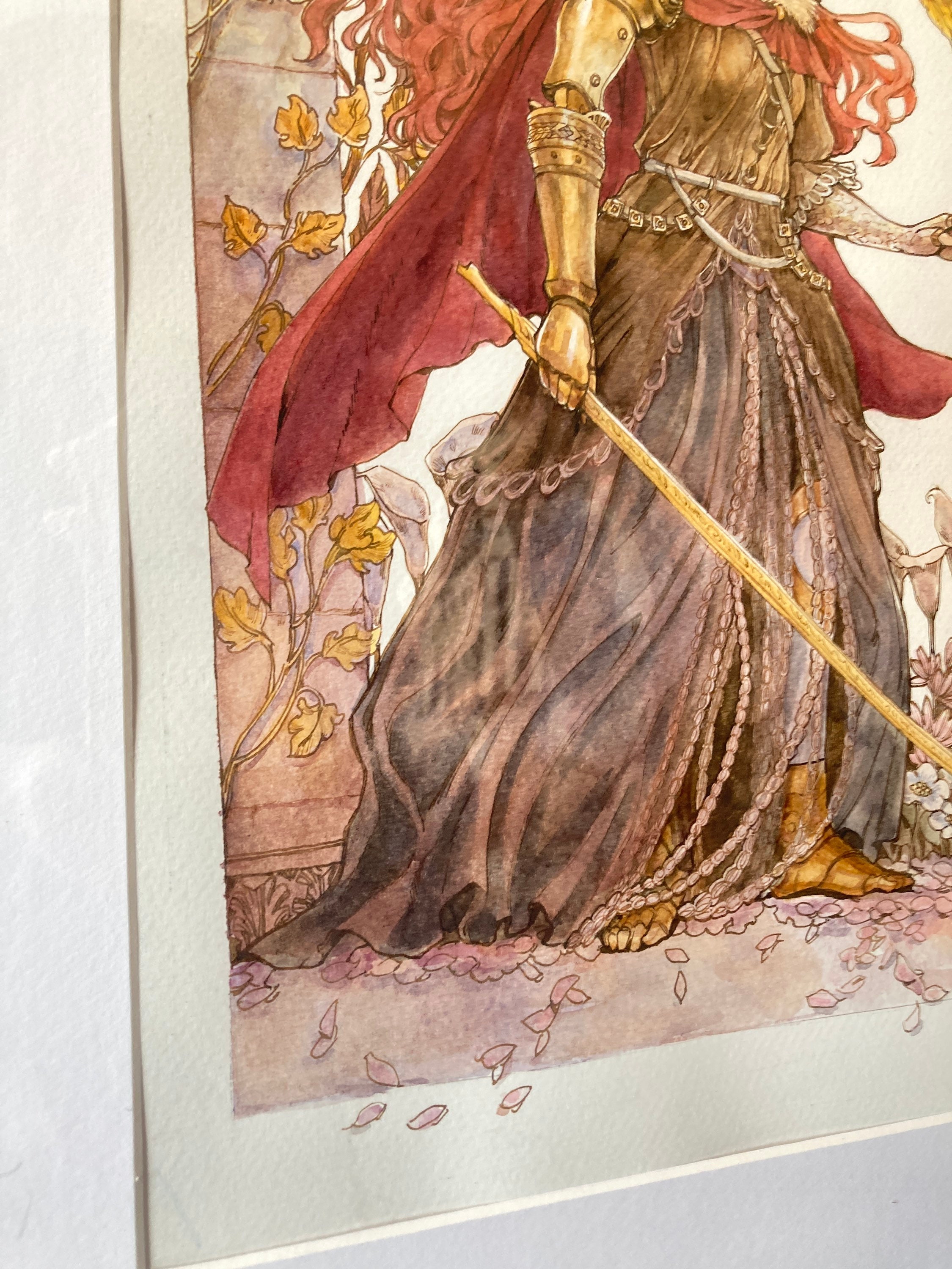 Elden Ring Ranni the Witch Fan Art Watercolor Liu Yu Art 