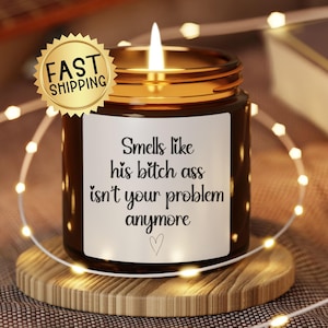 Divorce Gift, Break Up Gifts, Breakup Candle, Narcissist, Gift for Best Friend, Funny Divorce, Cheer Up Gift, Funny Gifts