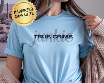 Unisex True Crime Tee: Edgy Style, Casual Comfort