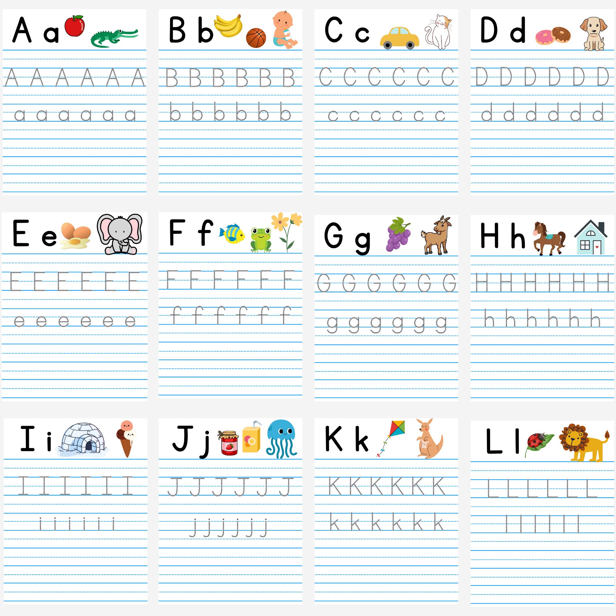 Learn to Write Printables INSTANT DOWNLOAD - Etsy