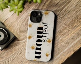 Funda para móvil "Mamá", regalo para mamá primeriza, funda personalizada, regalo para mamá nueva, regalo del Día de la Madre, regalo con el nombre del bebé, idea de regalo para mamá, regalo para mamá