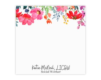 Personalized Social Worker Post-it® Note Pads, Social Worker gifts, Social work gifts, Social Work graduation gifts, Social work custom gift