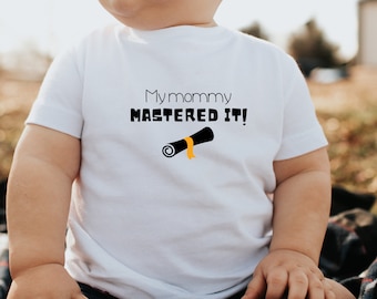 Graduación de maestría, regalos de graduación Maestría, mi mamá lo dominó, graduación de maestría, camisa de maestría, regalo de maestría