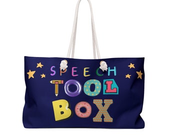 Bolsa para herramientas de logopedia, bolsa para materiales de terapia, bolsa de mano de gran tamaño para logopedas, bolsa de mano para logopedas, bolsa para logopedas