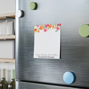 Regalos para terapia ocupacional, blocs de notas Post-it® personalizados para terapia ocupacional, regalos de graduación para terapia ocupacional, regalos de graduación para fisioterapeutas imagen 4
