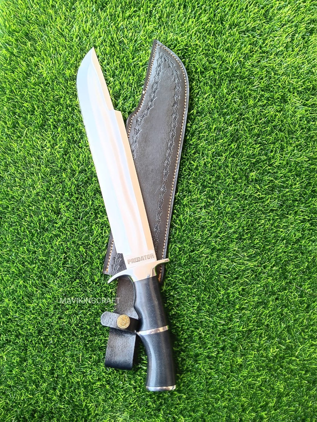 Predator Bowie: Handmade D2 Steel Predator Replica Machete, Rambo ...