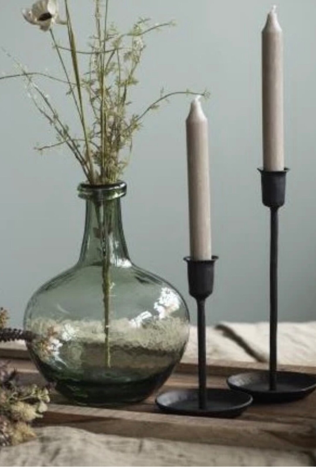 Candle Holder Rustic Candle Holder Set of 2 Etsy UK