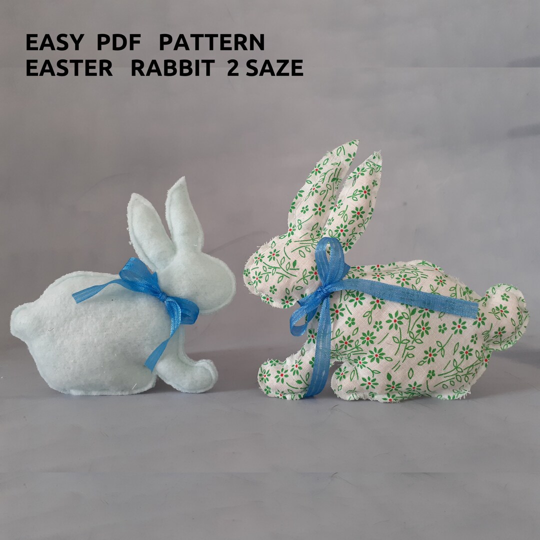 Sew Rabbit Toy Bunny Sewing Pattern, Rabbit Toys - Etsy