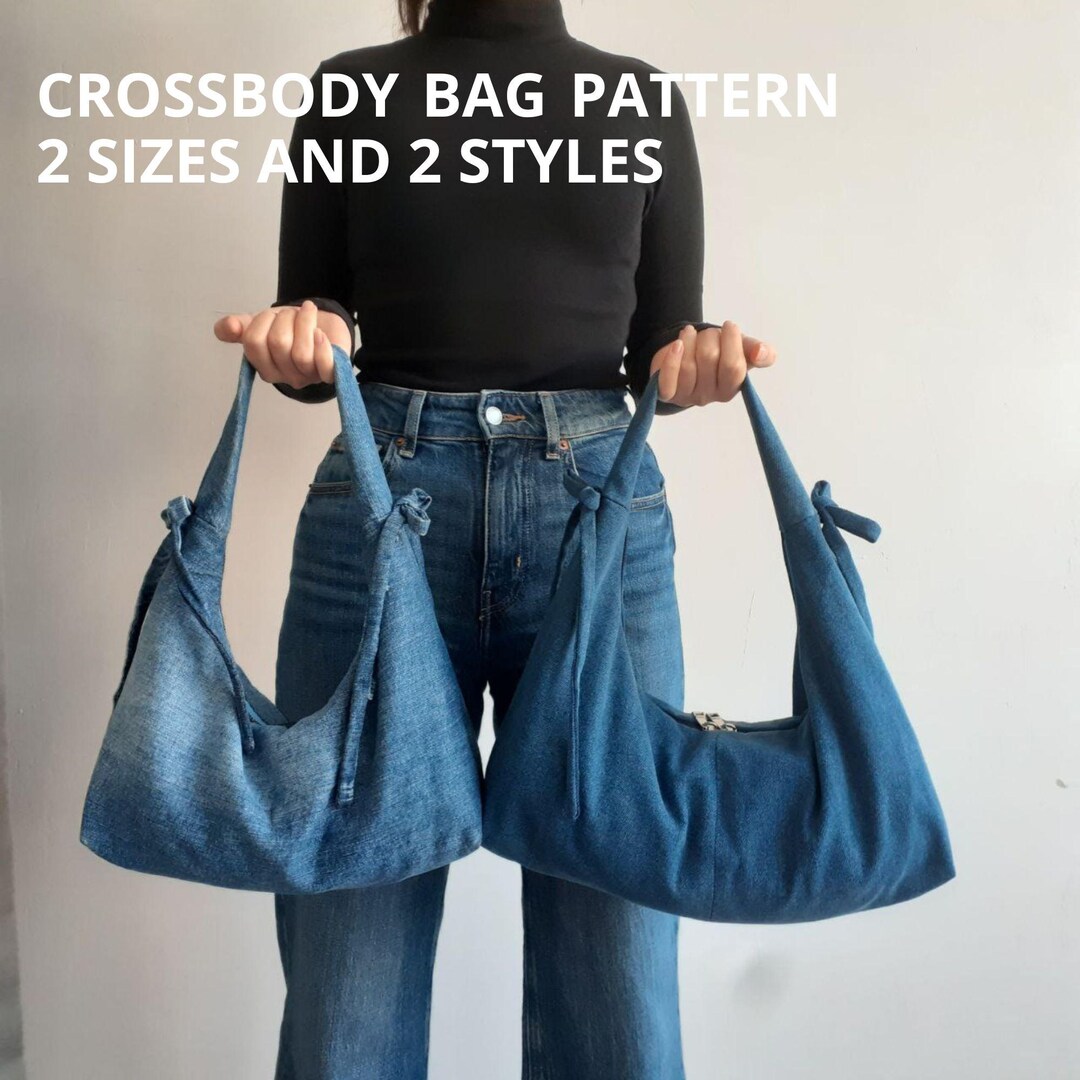 Crossbody Bag Pattern in Two Sizes and Two Styles - Etsy