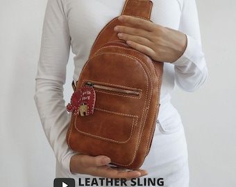 Patrón PDF de bolso bandolera de cuero