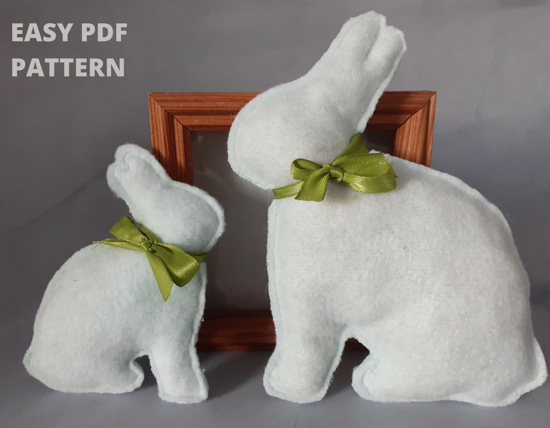Bunny Sewing Pattern Stuffed Animal Sewing Pattern - Etsy