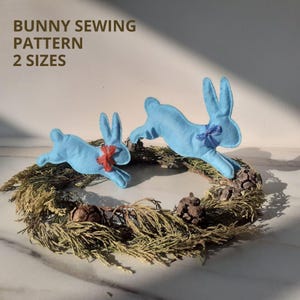 Bunny sewing pattern easter