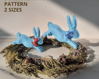 Patrón de costura de conejito de Pascua