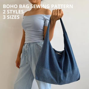 Boho bag sewing pattern