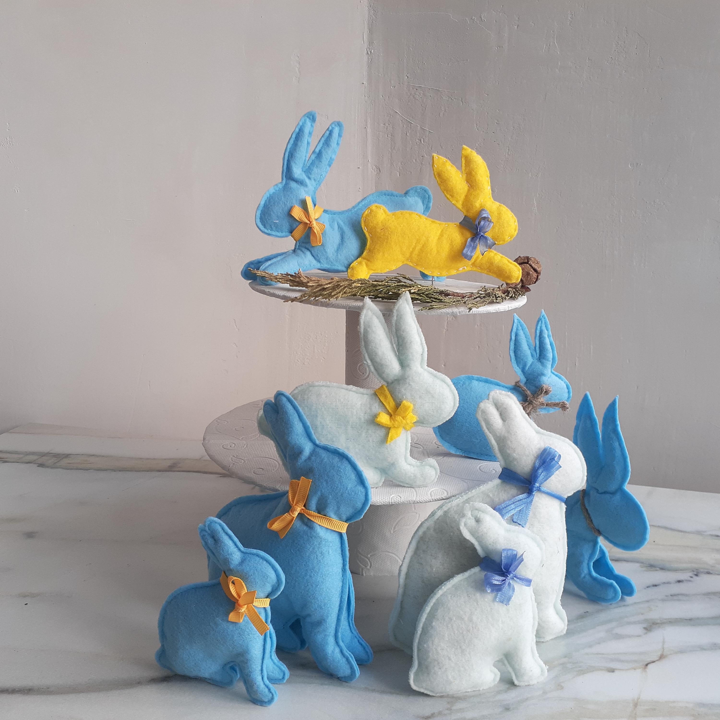 Bunny Pattern, Set of 4 PDF Pattern - Etsy