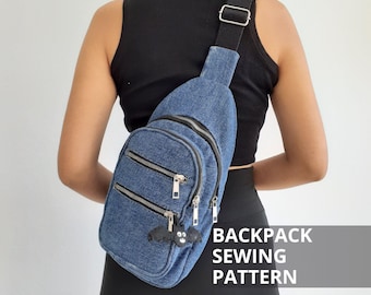 Backpack sewing pattern