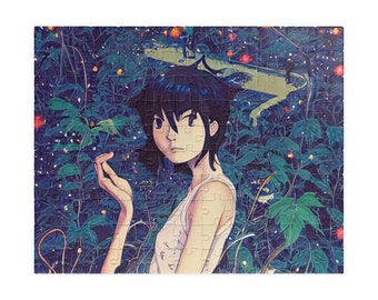 abstract puzzles online Puzzle (110, 252, 500, 1014-piece) | Abstract 90's Anime