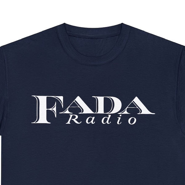 FADA Radio Logo T-Shirt - A Tribute to Radio History - Antique Radio - Vintage Electronics - Catalin