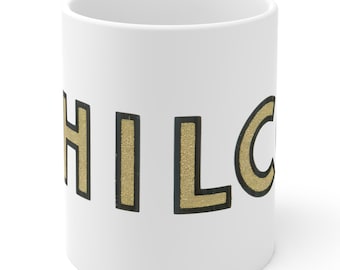 Philco Retro Logo Coffee Mug 11oz - Vintage Electronics - Antique Radio - 1940s 1950s - Ceramic