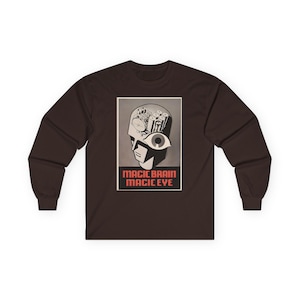RCA Magic Brain / Magic Eye Antique Radio Grafik-Langarm-T-Shirt
