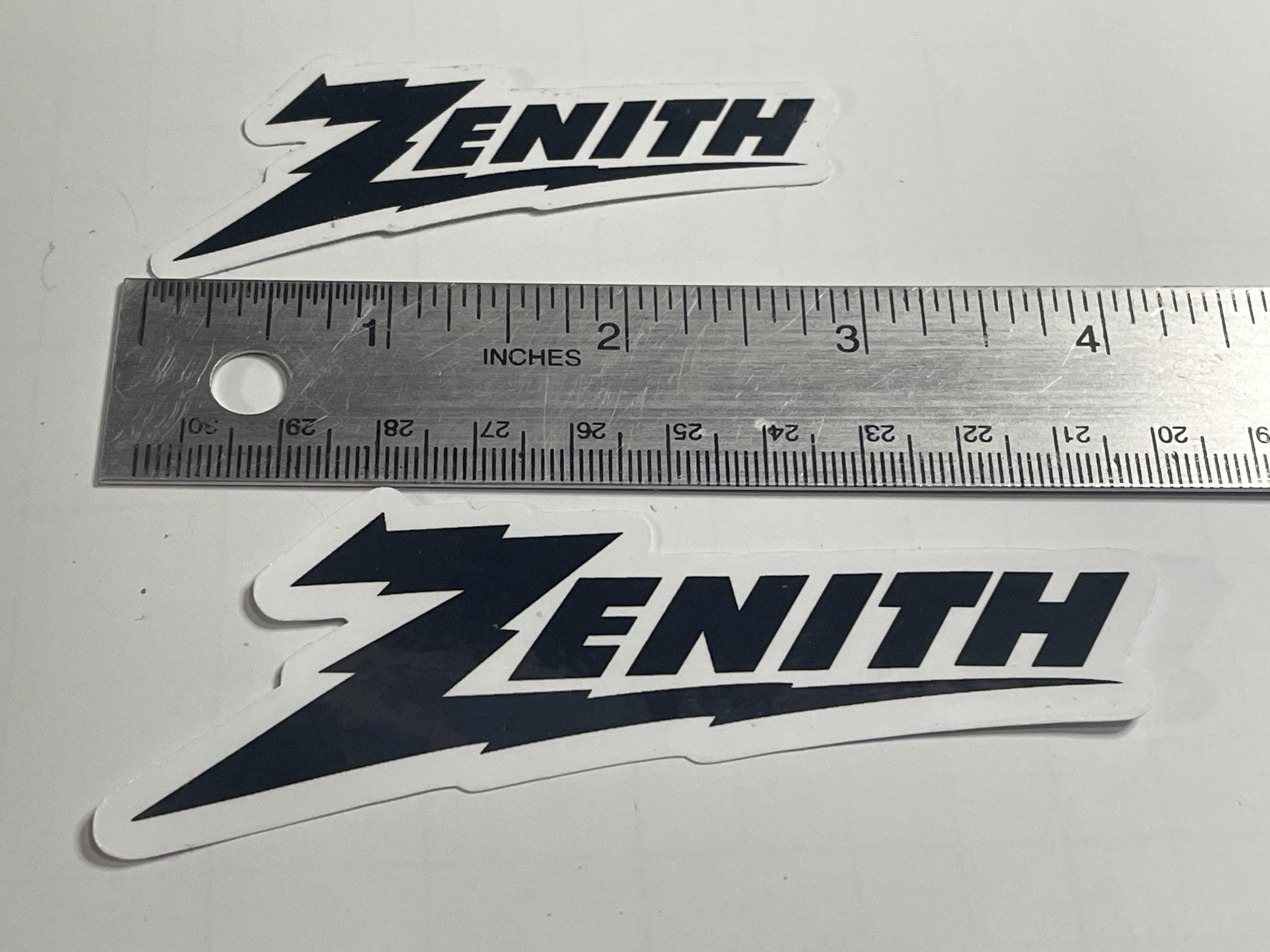 Zenith Logo Sticker for Laptop, Toolbox, Fridge, Notebook, Computer ...