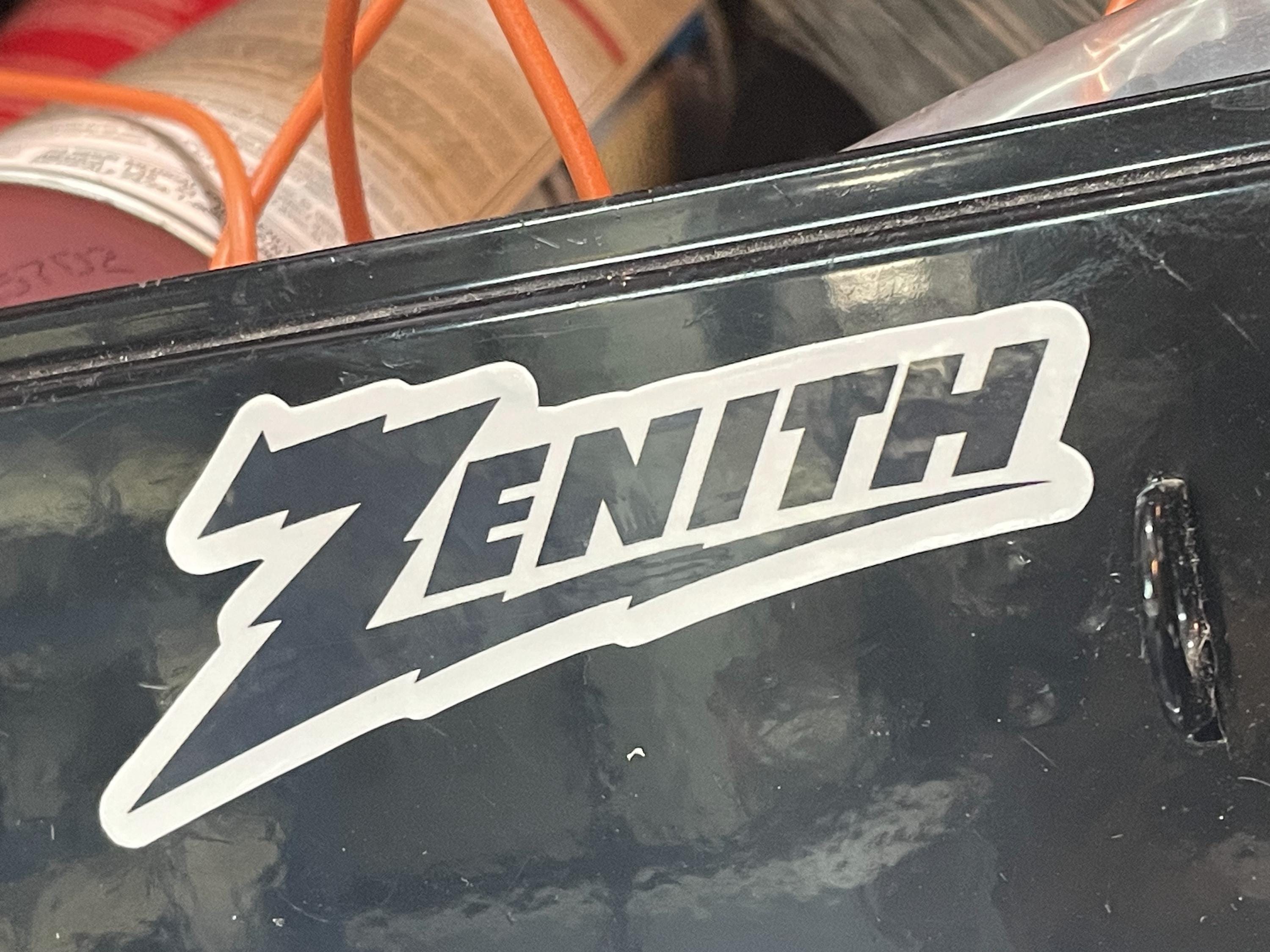 Zenith Logo Sticker for Laptop, Toolbox, Fridge, Notebook, Computer ...