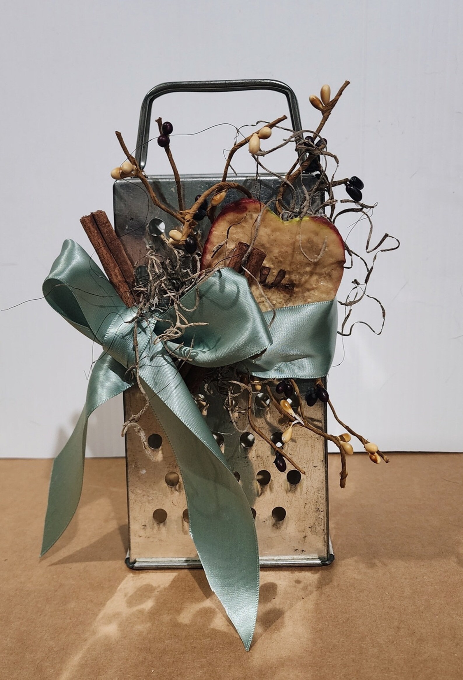 Handmade Vintage Cheese Grater Decor Country Gifts Unique Primitive