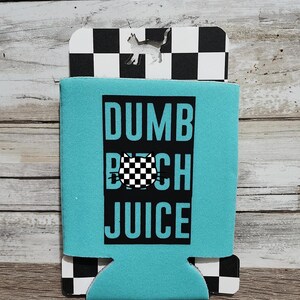Glacière bleu néon pour canette - 12 oz - Porte-gobelet - Pochette à bière - Cadeaux pour elle - Isolateur - Été - Jour du lac - Néoprène - Porte-gobelet - Canette mince