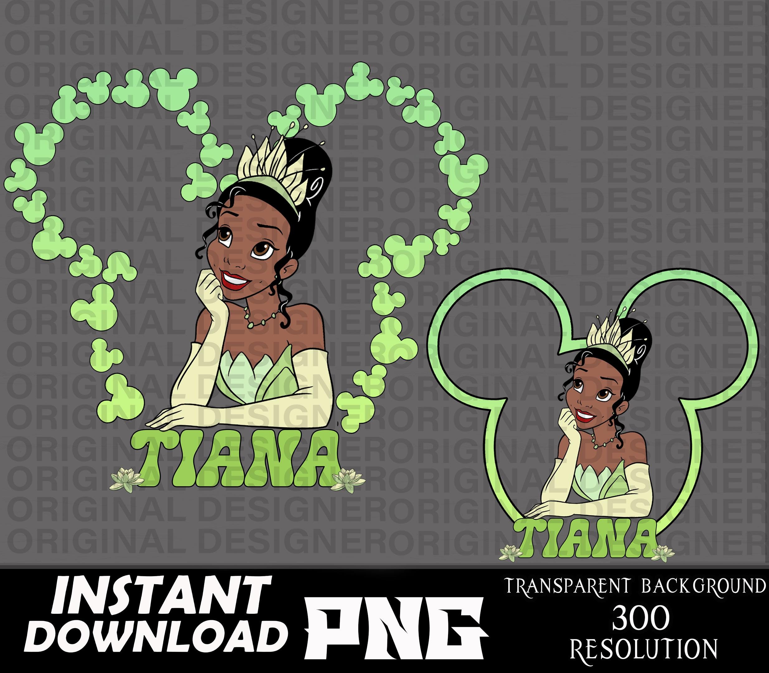 Princess Tiana, Princess Tiana png, Princess Tiana shirts, Princess png, Princess cut files, Cricut, sublimation, Princess Tiana Birthday