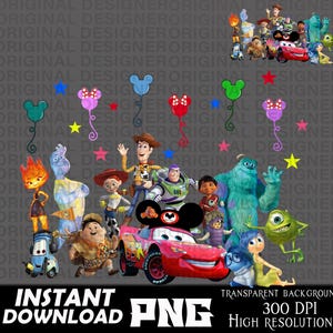 Coco Miguel, toy story i przyjaciele png, projekty samochodów, od wewnątrz, sublimacja potworów i spółki, clipart grupy kreskówek png, projekt neutralny pod względem płci