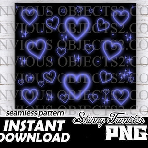 Download digitale di cuori Chola png, Scaldabiberon sottile con cuori luminosi Chola, Chicana png, Sublimazione di cuori Chola, modello senza cuciture, Cricut